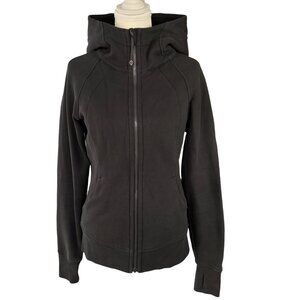 Lululemon Scuba Light Cotton Fleece Hoodie Black Size 6